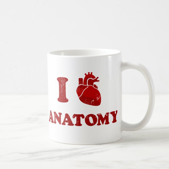 I Liebe anatomy2 Kaffeetasse (Rechts)