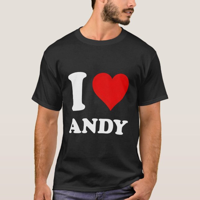 I Liebe Andi T-Shirt (Vorderseite)