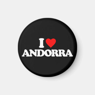 I LIEBE ANDORRA MAGNET