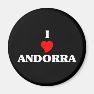 I Liebe Andorra Magnet