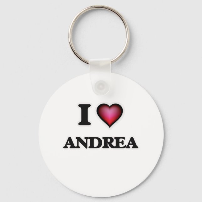 I Liebe Andrea Schlüsselanhänger (Vorderseite)