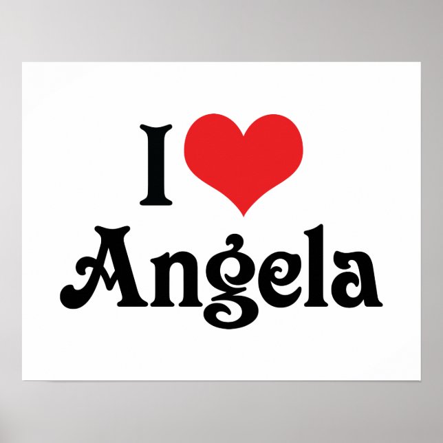 I Liebe Angela Poster (Vorne)