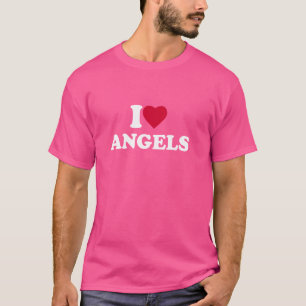 I Liebe Angels I Heart Angels Lover T-Shirt