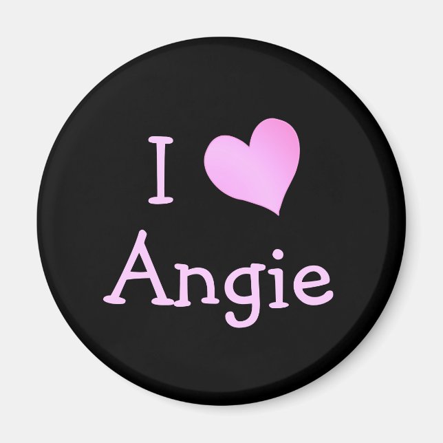 I Liebe Angie Magnet (Vorne)