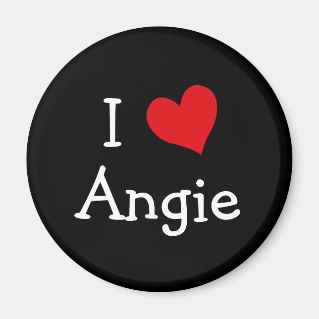 I Liebe Angie Magnet (Vorne)