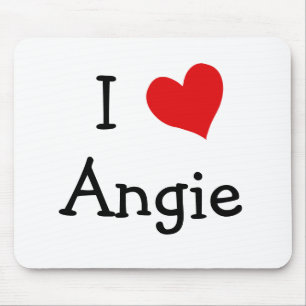 I Liebe Angie Mousepad