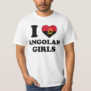 I Liebe Angolan Girls T-Shirt