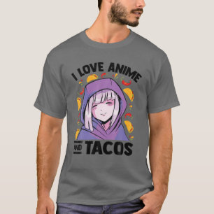 I Liebe Anime and Avocados - Kawaii Blushing Otaku T-Shirt