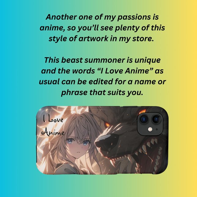 I Liebe Anime Case-Mate iPhone Hülle (Von Creator hochgeladen)