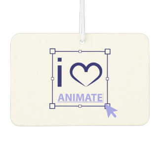 I Liebe animieren Autolufterfrischer