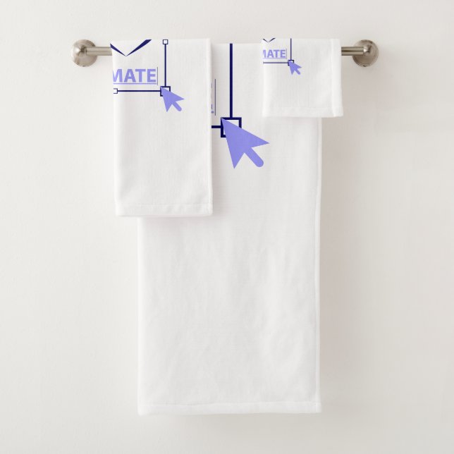 I Liebe animieren Badhandtuch Set (Insitu)