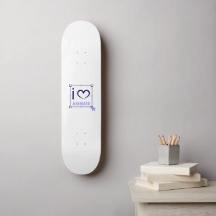 I Liebe animieren Skateboard