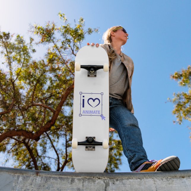 I Liebe animieren Skateboard (Außenbereich 1)
