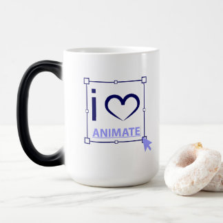 I Liebe animieren Verwandlungstasse