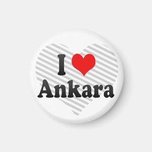 I Liebe Ankara, die Türkei. Seviyorum Ankara, die Magnet