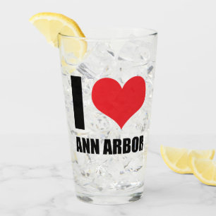 I Liebe Ann Arbor Glas