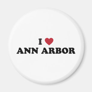 I Liebe Ann Arbor Michigan Magnet
