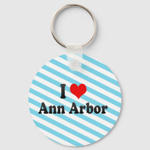I Liebe Ann Arbor, Vereinigte Staaten Schlüsselanhänger