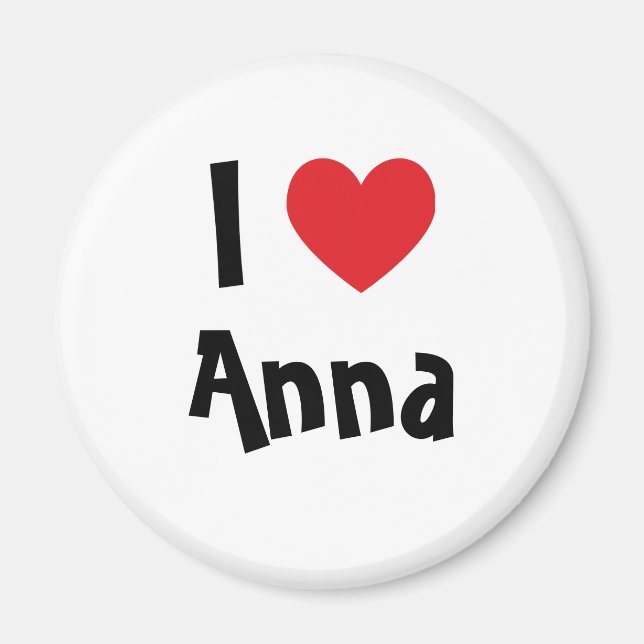 I Liebe Anna Magnet (Vorne)