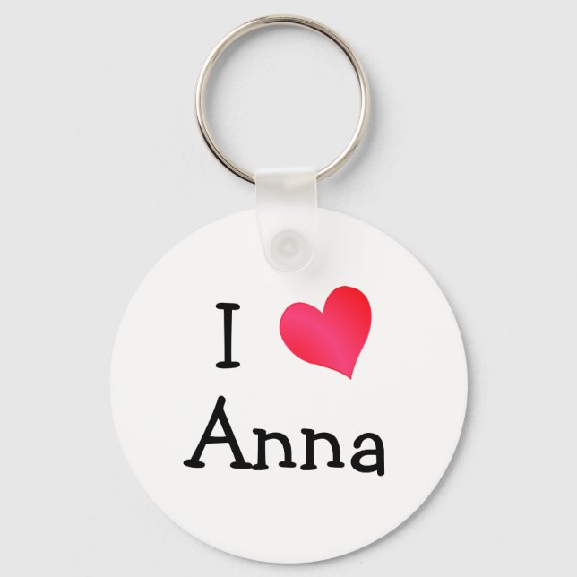 I Liebe Anna Schlüsselanhänger (Vorderseite)