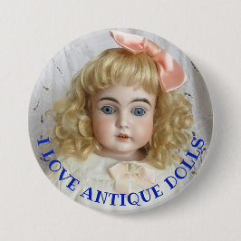 I Liebe Antique Dolls 3" Button-Button Button