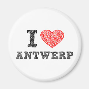 I Liebe Antwerpen Magnet
