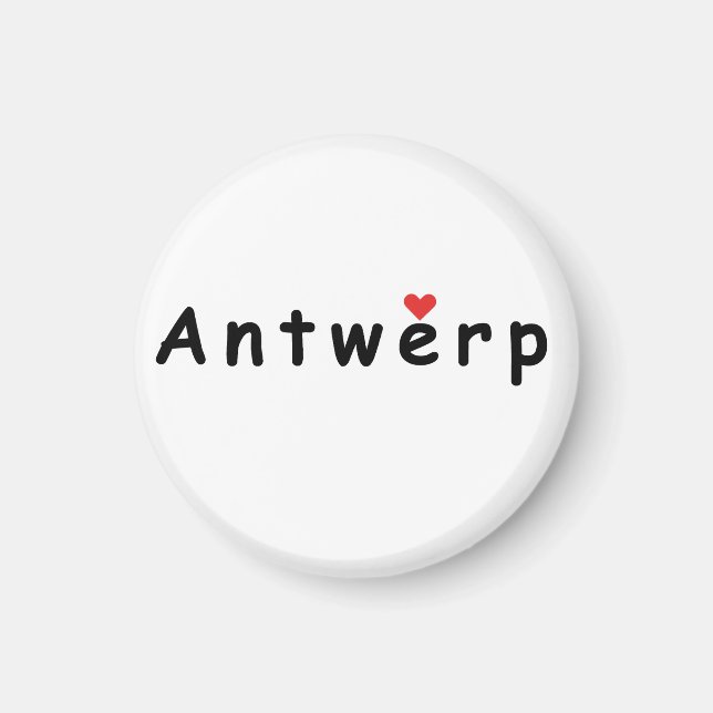 I Liebe Antwerpen Magnet (Vorne)