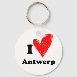 I Liebe Antwerpen Schlüsselanhänger