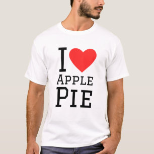 I Liebe Apfelkuchen T-Shirt