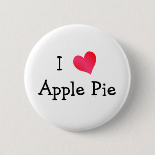 I Liebe Apple Pie Button