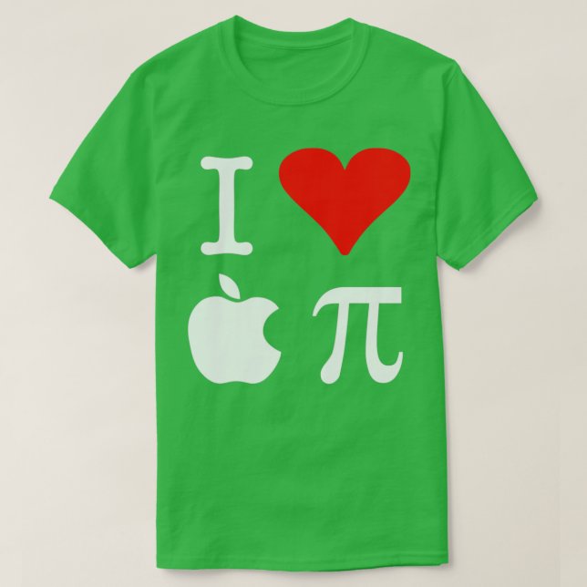 I Liebe Apple T-Shirt (Design vorne)