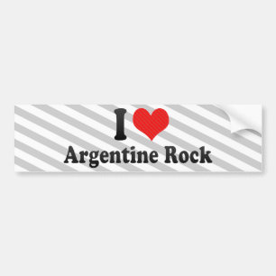 I Liebe-Argentinien-Felsen Autoaufkleber