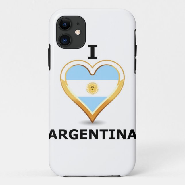 I Liebe Argentinien - iPhone Fall Case-Mate iPhone Hülle (Rückseite)