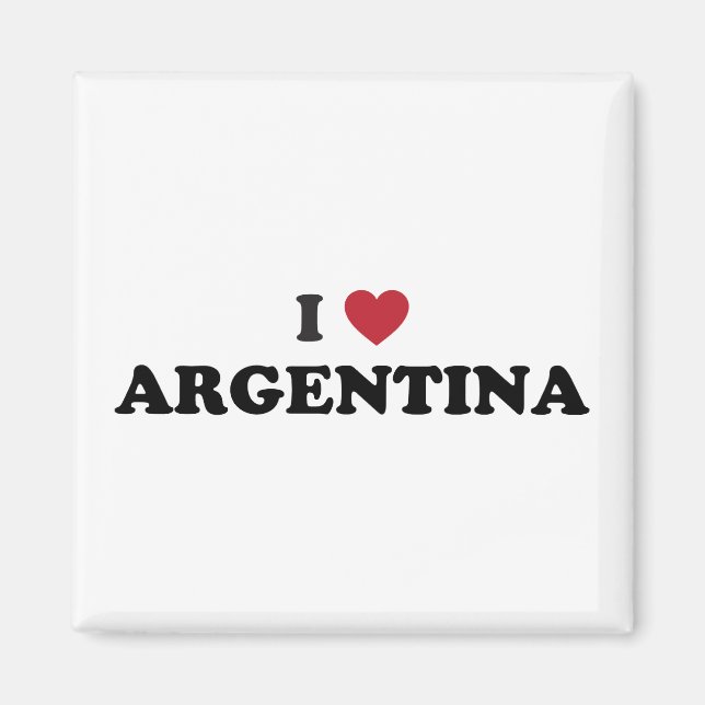 I Liebe Argentinien Magnet (Vorne)