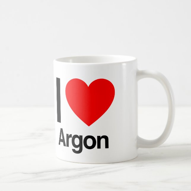 i Liebe argon Kaffeetasse (Rechts)