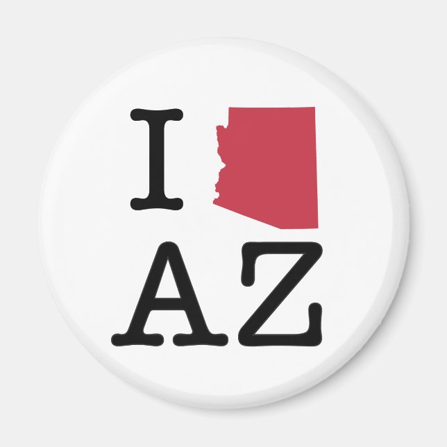 I Liebe Arizona Magnet (Vorne)