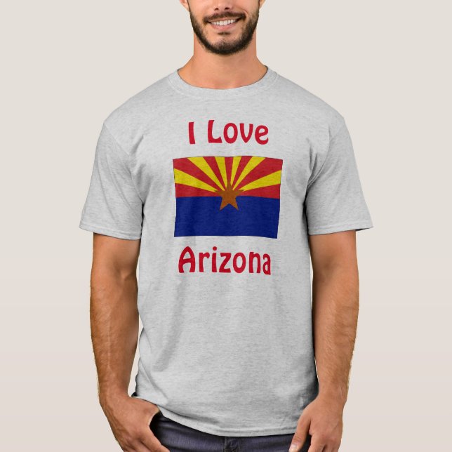 I Liebe Arizona T - Shirt (Vorderseite)