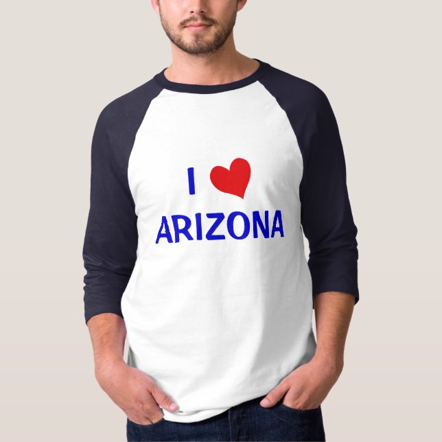 I Liebe Arizona T-Shirt (Vorderseite)