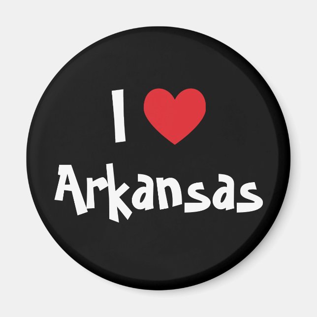 I Liebe Arkansas Magnet (Vorne)