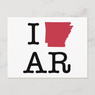 I Liebe Arkansas Postkarte