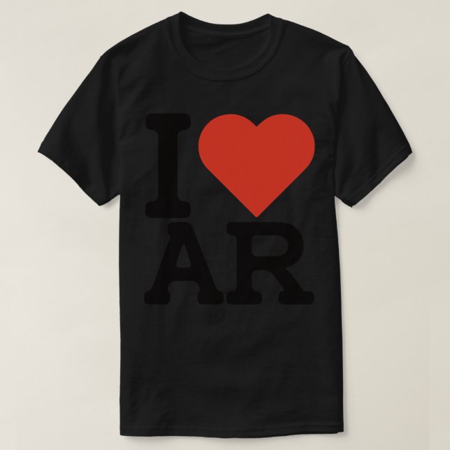 I Liebe Arkansas TShirt 3 (Design vorne)