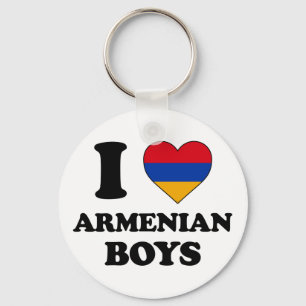 I Liebe armenische Jungen Schlüsselanhänger