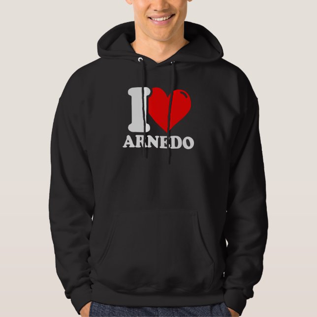 I Liebe Arned Hoodie (Vorderseite)