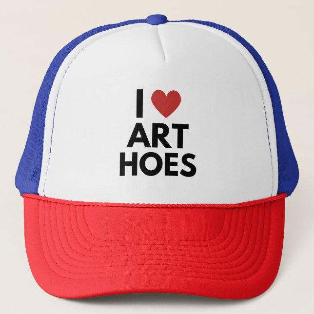 I LIEBE ART HOES TRUCKERKAPPE (Vorderseite)