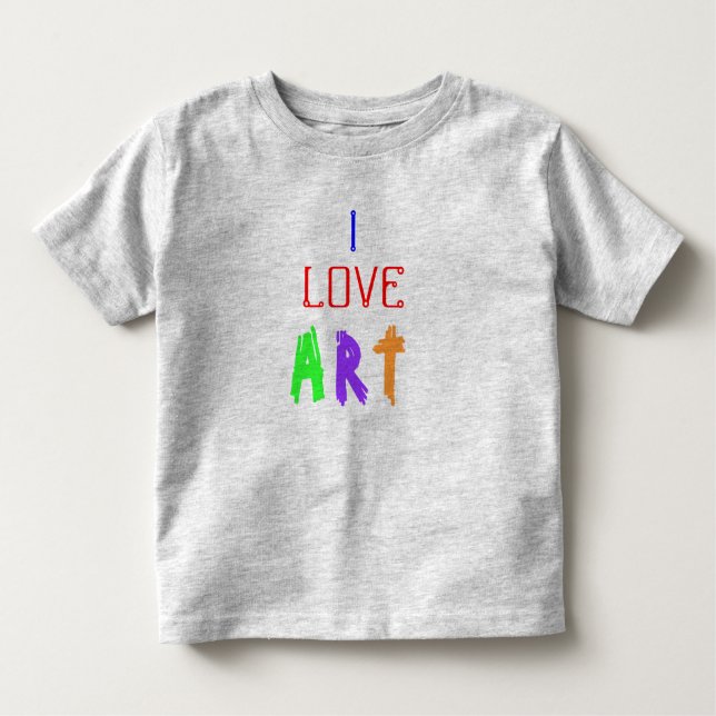 I Liebe Art Kleinkind T-shirt (Vorderseite)