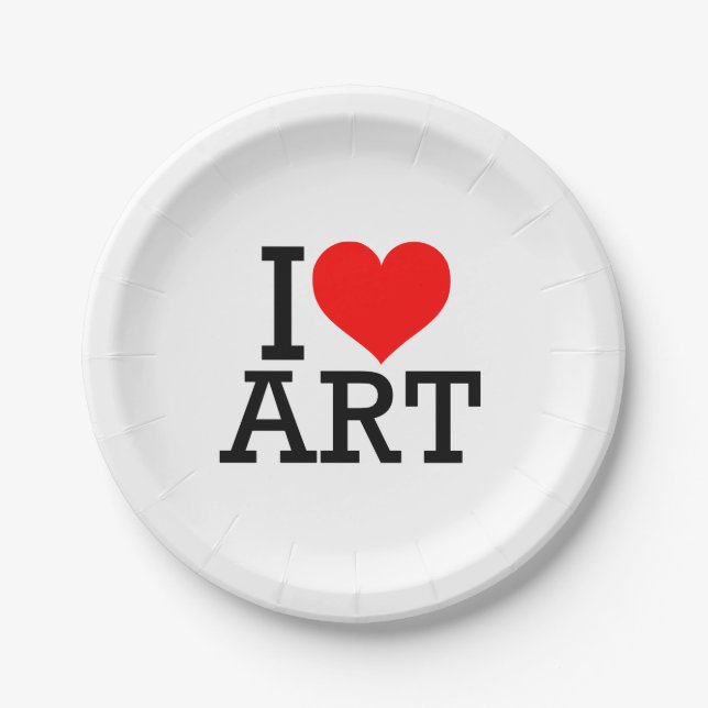 I Liebe Art Paper Teller (Vorderseite)