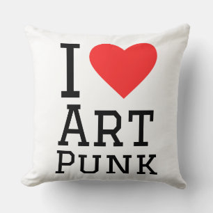 I Liebe Art Punk Kissen