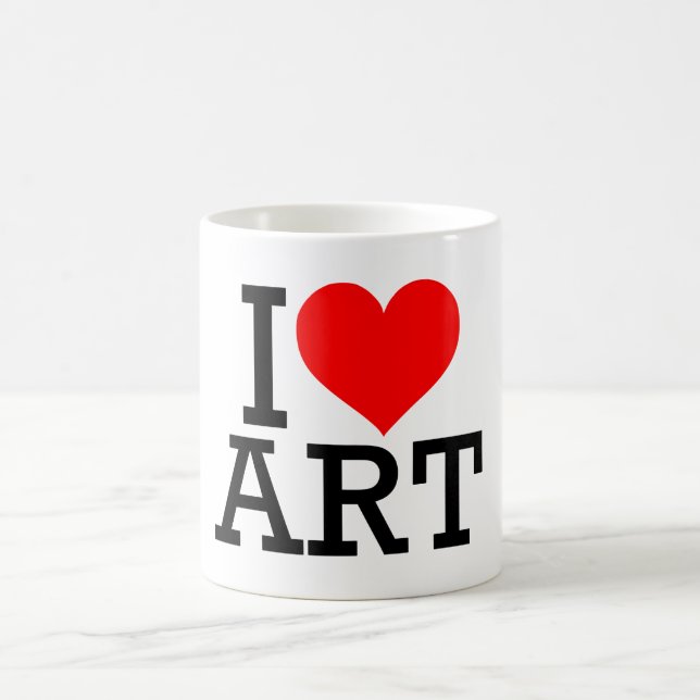 I Liebe Art Tasse (Mittel)