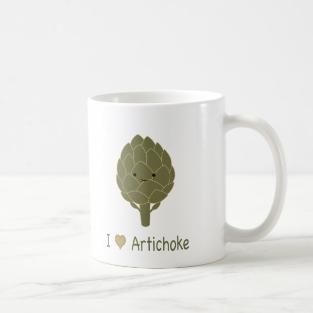 I Liebe Artischocke Kaffeetasse (Rechts)