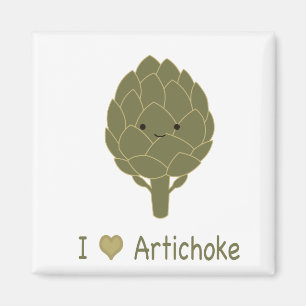 I Liebe Artischocke Magnet